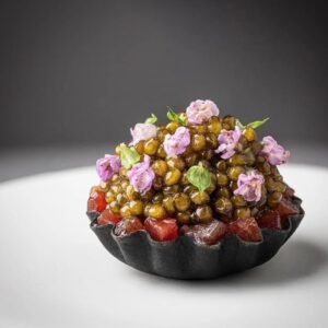 tartelette caviar et thon rouge